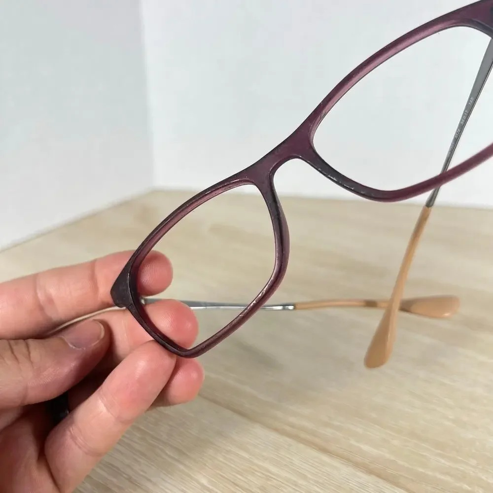 Ray-Ban RB7053 5526 Red Square Eyeglasses READ DESC Frames Only 54-17-140
